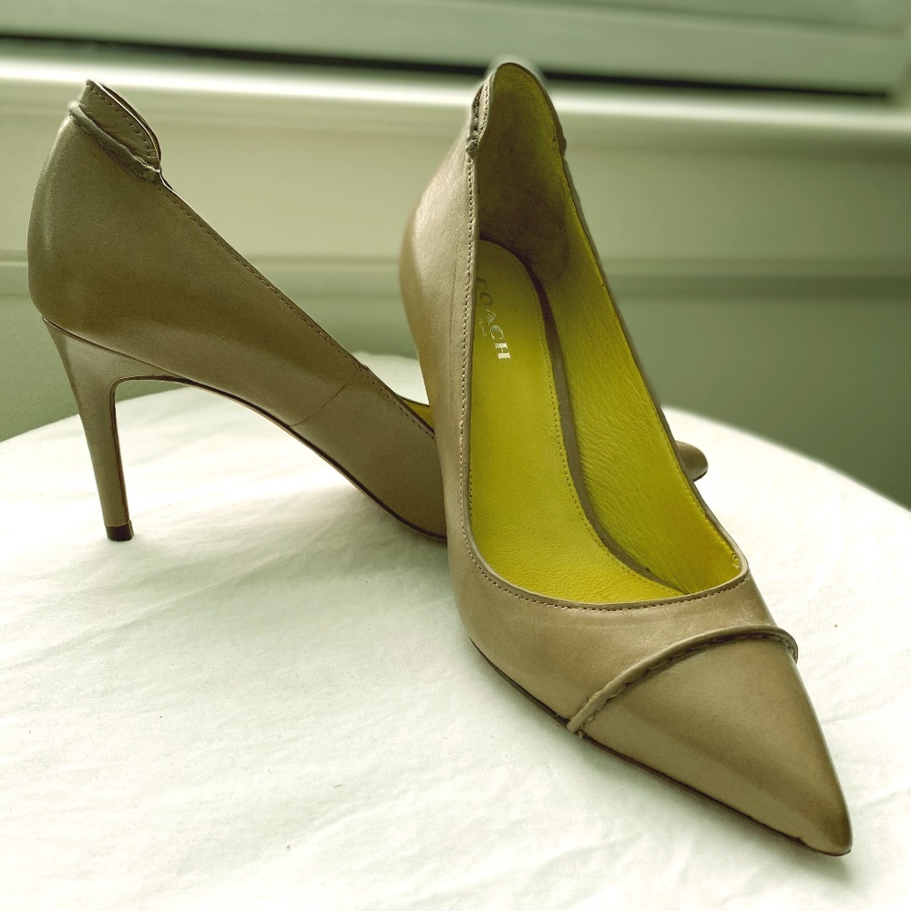 Coach Pointed Toe Pumps